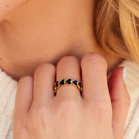 Love Hearts Band Ring Gallery Thumbnail