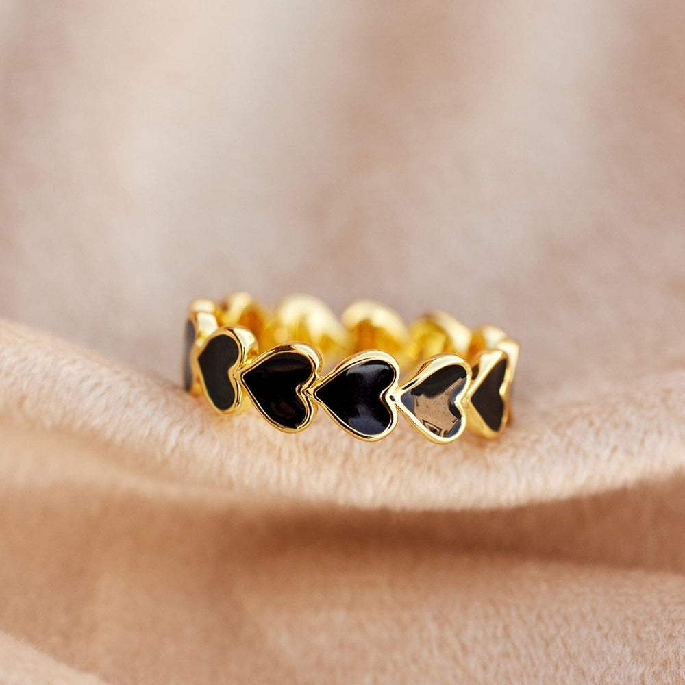 Love Hearts Band Ring 12